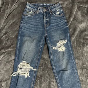 American Eagle Mom Jean Ripped